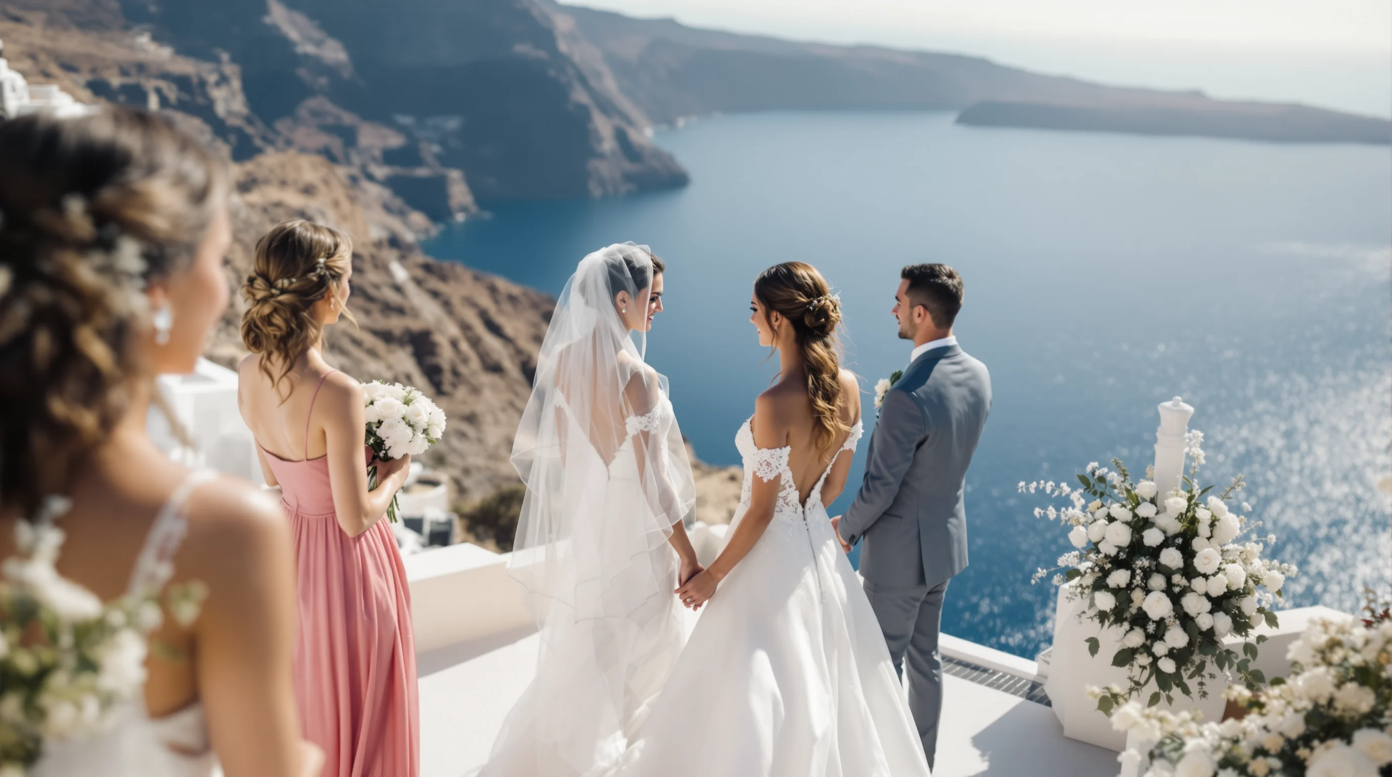 Comment se déroule un mariage civil à Santorin pour un étranger ?