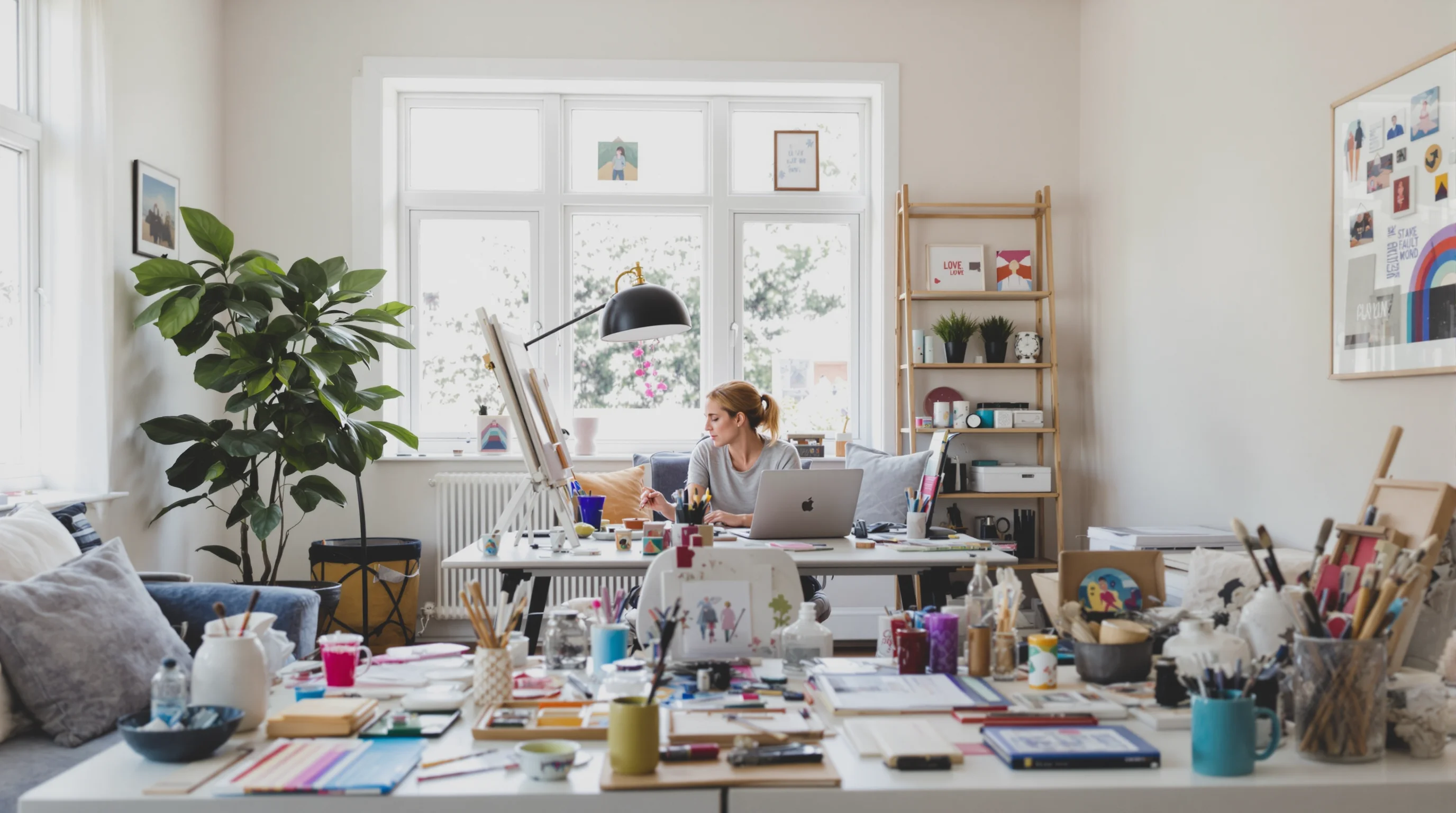 Comment transformer sa passion créative en métier rentable depuis son salon