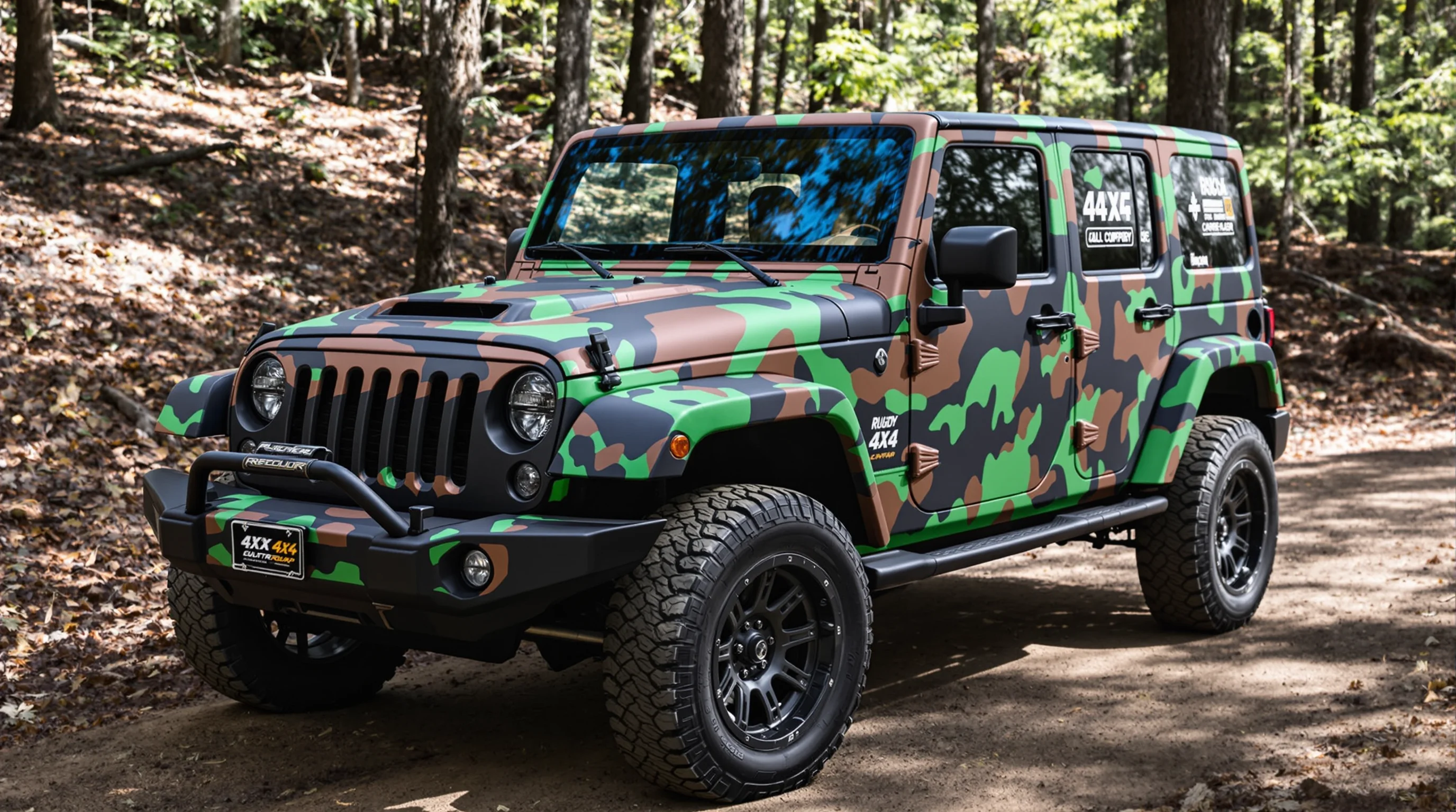 Le covering camouflage pour 4x4 : un style unique et une protection durable pour votre aventure